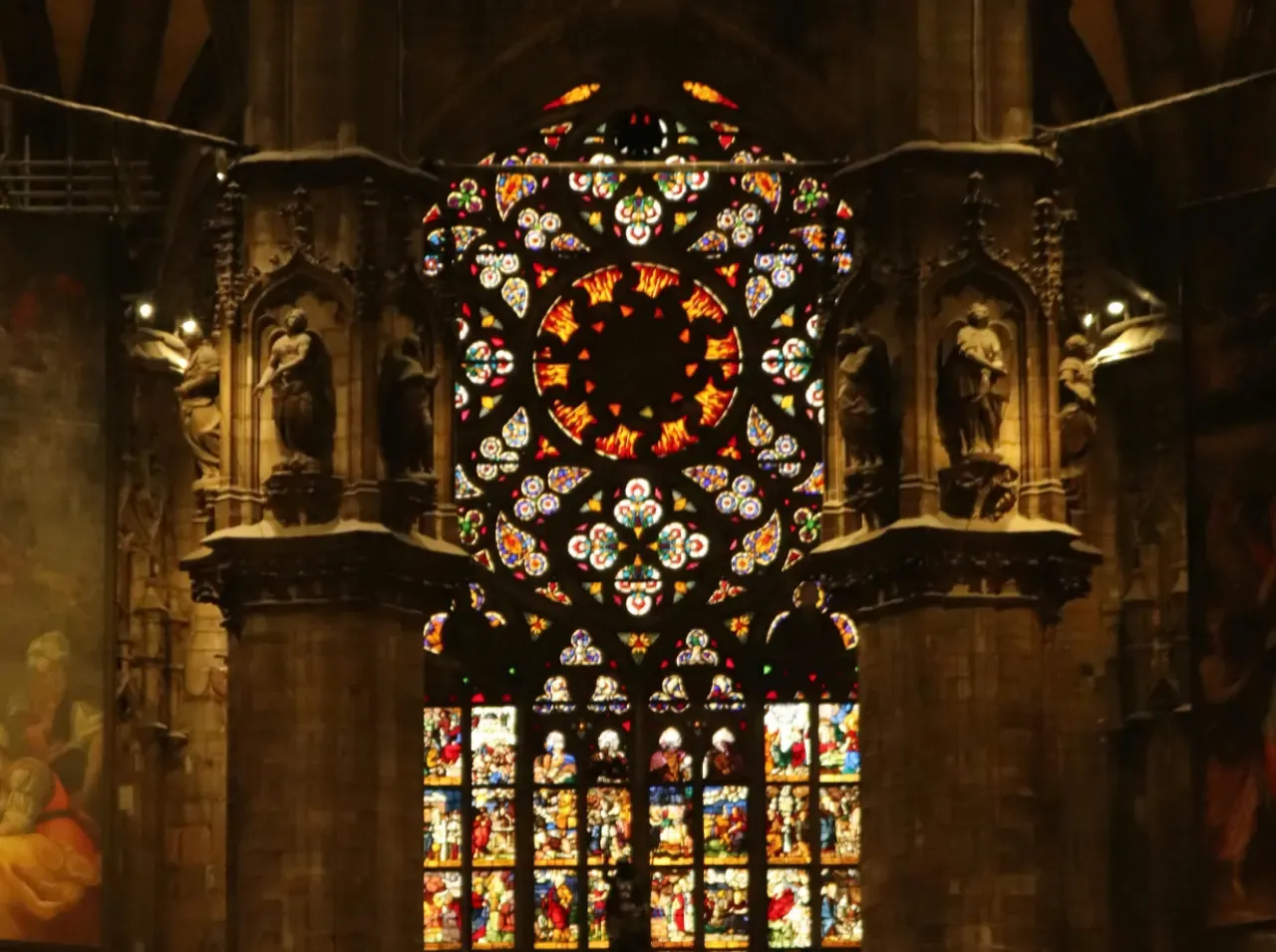 Milan Cathedral stained-glass window